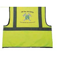 Safety Works Hi-Viz Lime Green Class 2 Safety Vest